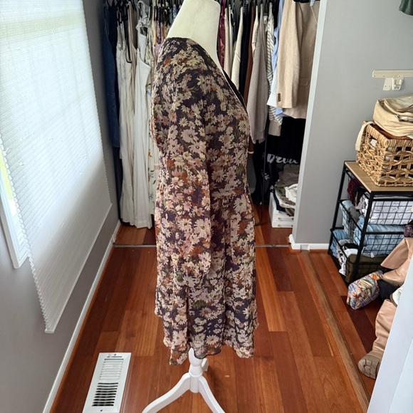 Madewell | Floral Faux Wrap Dress | Size XS - Picture 8 of 11
